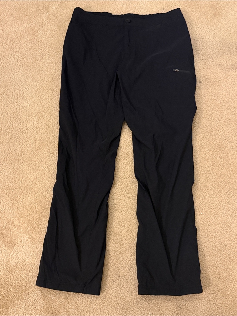 Women’s L Black fleece lining snow Pants